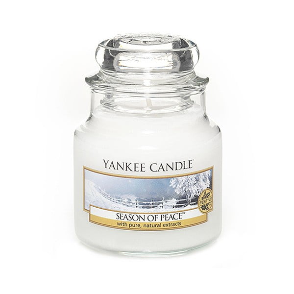 Vonná svíčka Yankee Candle Zimní Harmonie, doba hoření 25 - 40 hodin