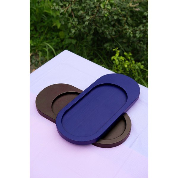 Dřevěný dekorační tác 15x32 cm Tenu – noo.ma-image-4