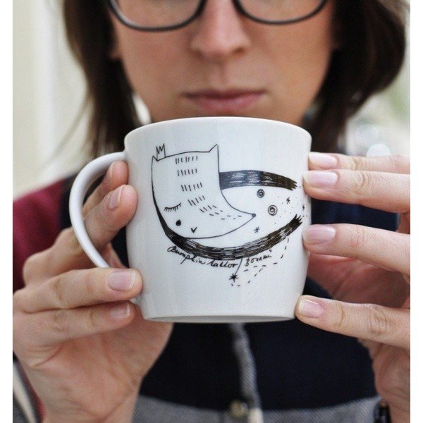 Bílý porcelánový hrnek 260 ml Domov tu – Bonami-image-1