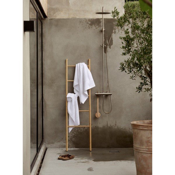 Bílý froté bavlněný ručník 50x100 cm Sauna – Zone-image-1