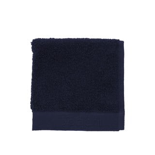 Tmavě modrý froté bavlněný ručník 30x30 cm Comfort – Södahl