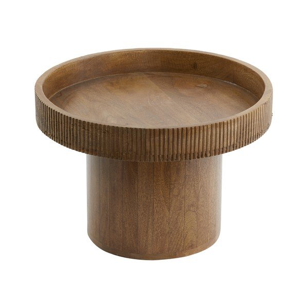 Kulatý odkládací stolek z mangového dřeva ø 50 cm Kalomo – Light & Living-image-3