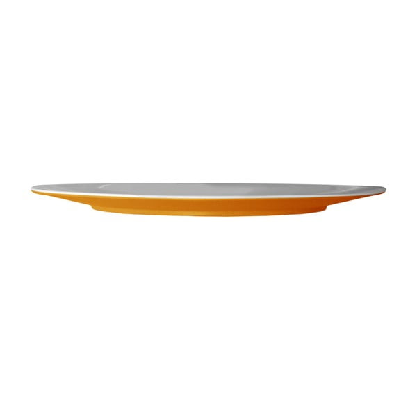 Oranžový  talíř Entity, 33.2 cm