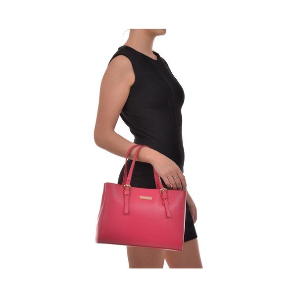 Fuchsiová kožená kabelka Isabella Rhea Marta Fuscia-image-1