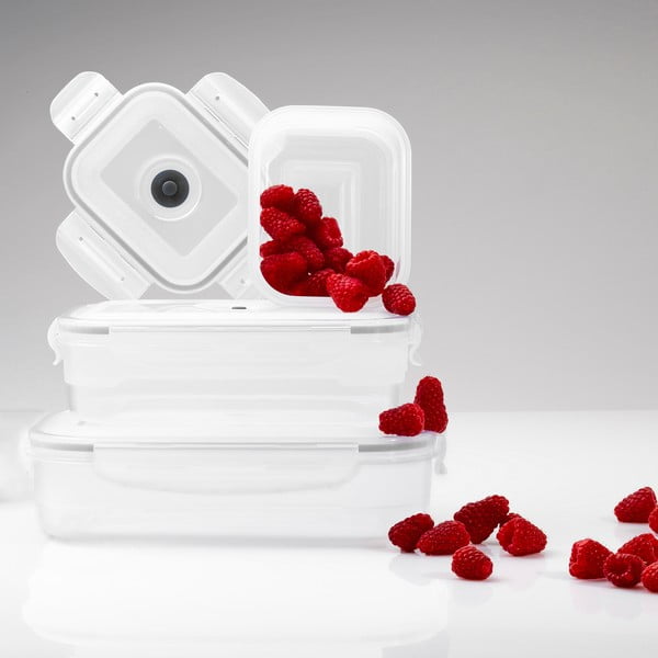 Set 3 boxů na potraviny a vakuové pumpy Compactor Food Saver-image-4