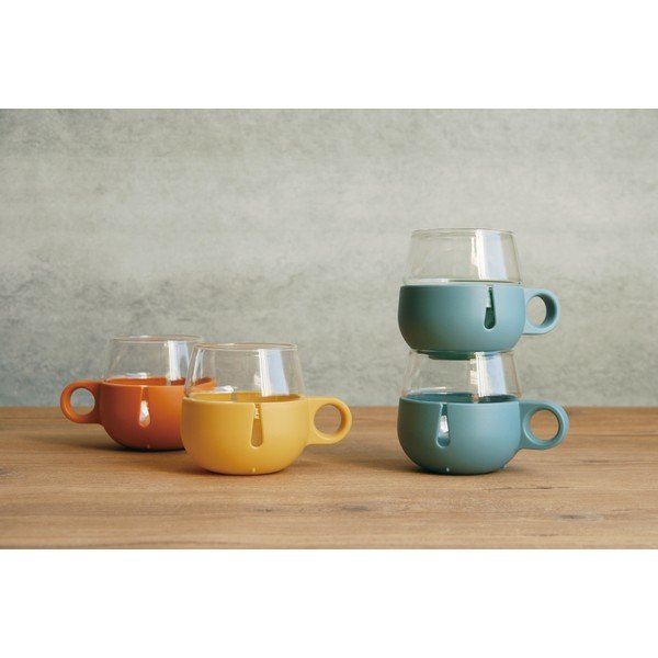 Žlutý hrnek Kinto Tulip-image-1