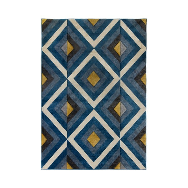 Modrý koberec Flair Rugs Paloma, 200 x 290 cm