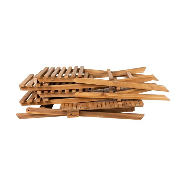 Zahradní jídelní set v přírodní barvě pro 2 Cuenca – House Nordic-image-3