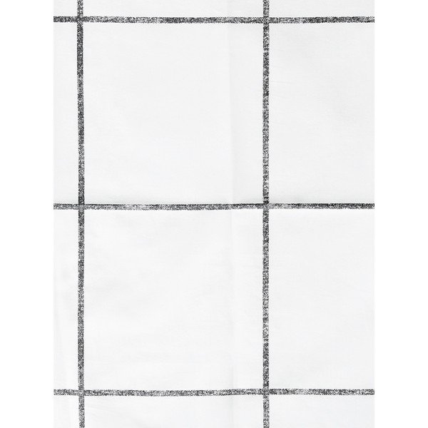 Bílo-černé bavlněné povlečení na jednolůžko Westwing Collection Juna, 135 x 200 cm-image-1