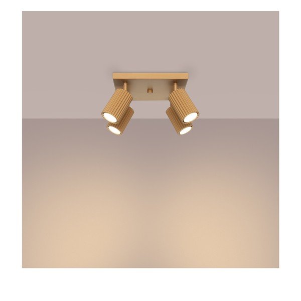 Bodové svítidlo ve zlaté barvě 25x25 cm Gleam – Sollux-image-2