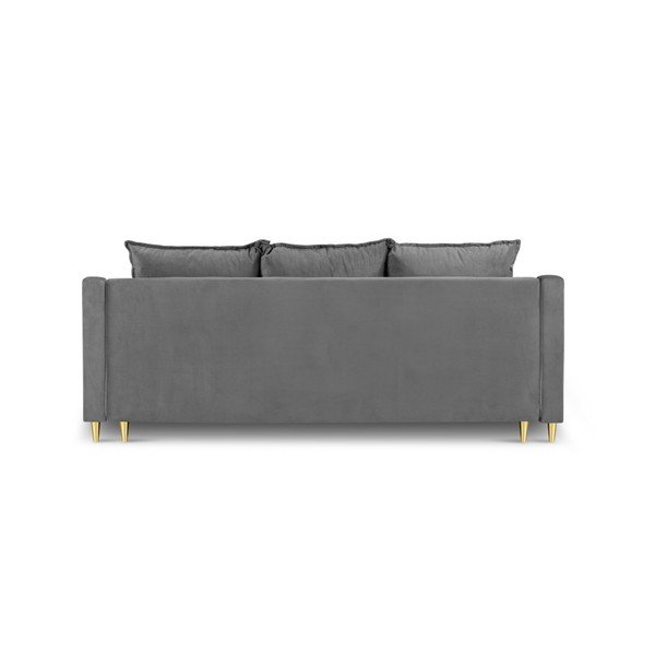 Světle šedá rozkládací pohovka s úložným prostorem Mazzini Sofas Pansy, 215 cm-image-4