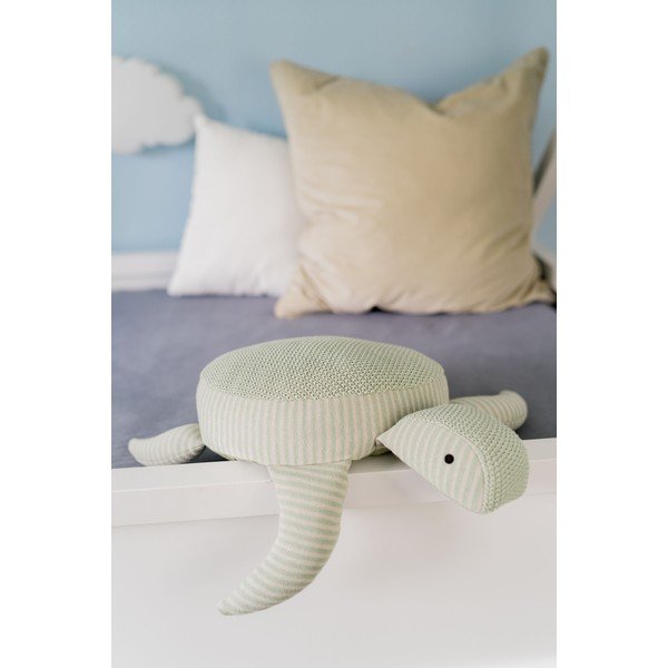 Zelená mazlící hračka Kindsgut Turtle-image-4