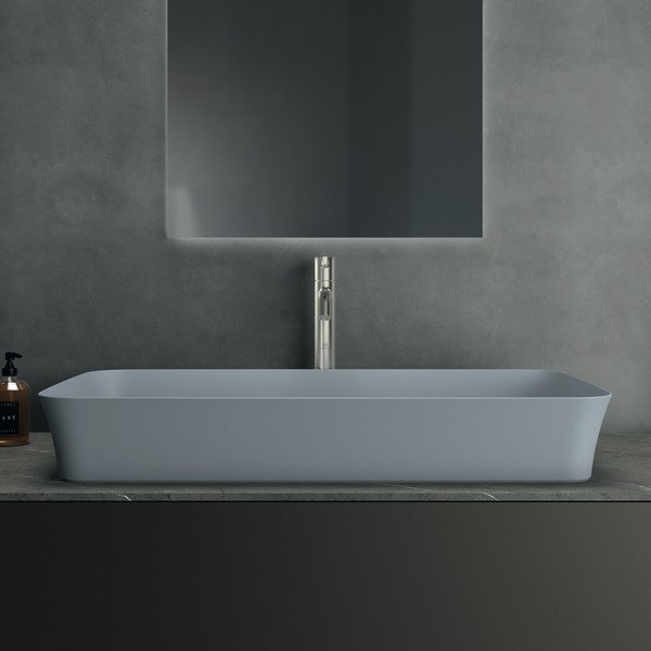 Světle modré keramické umyvadlo 80x40 cm Ipalyss – Ideal Standard-image-1