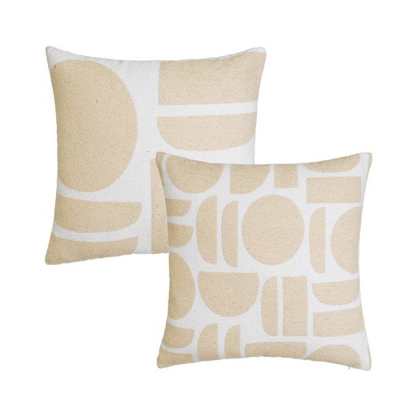 Dekorační polštáře z materiálu bouclé v sadě 2 ks 45x45 cm Mid Century – Casa Selección