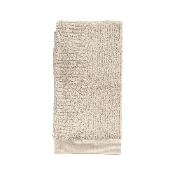 Béžový froté bavlněný ručník 50x100 cm Classic – Zone-image-1