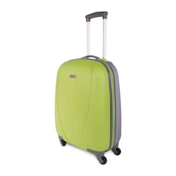 Zelený cestovní kufr na kolečkách Arsamar Wright, výška 55 cm