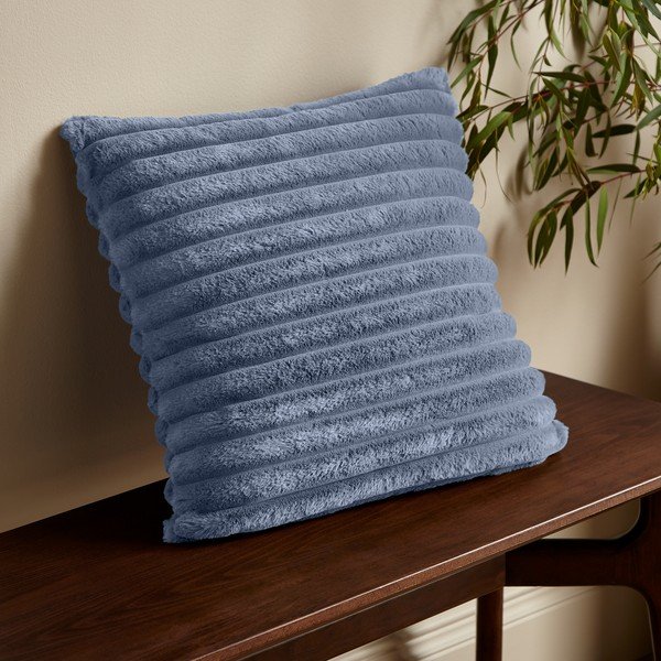 Dekorační polštář z mikroplyše 45x45 cm Cosy Ribbed – Catherine Lansfield-image-1