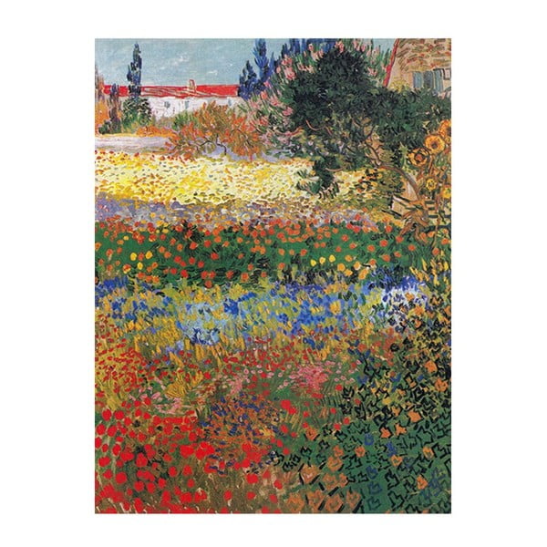 Reprodukce obrazu 45x60 cm Flower garden - Fedkolor