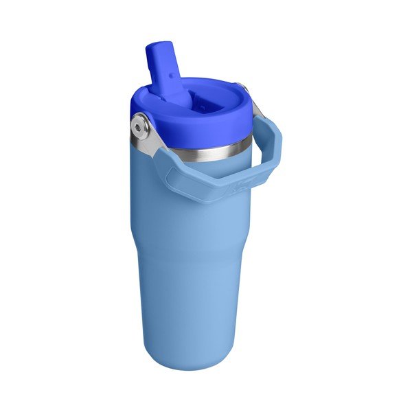 Modrá termoska z nerezové oceli 410 ml IceFlow™ Flip Straw 2.0 Tumbler Blue Sky – Stanley-image-1