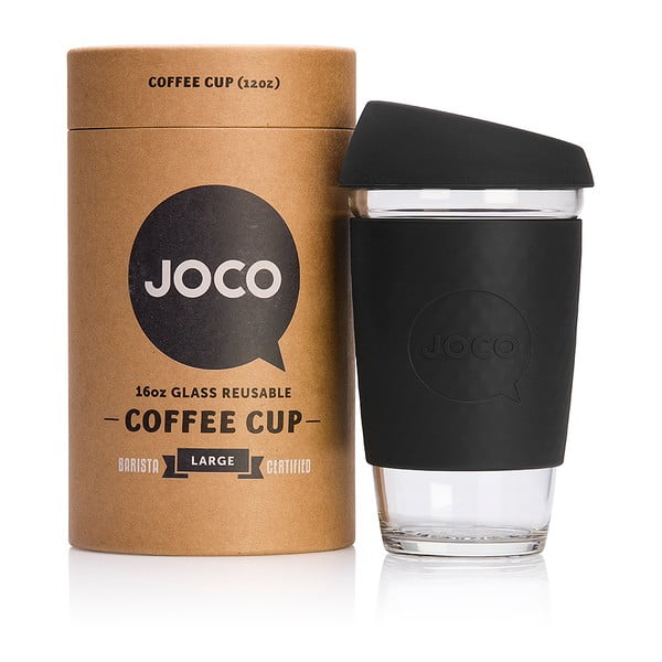 Cestovní hrnek na kávu Joco Cup 454 ml, černý