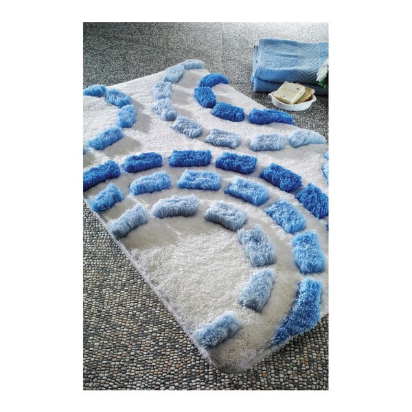 Koupelnová předložka Arinna Blue, 70x120 cm