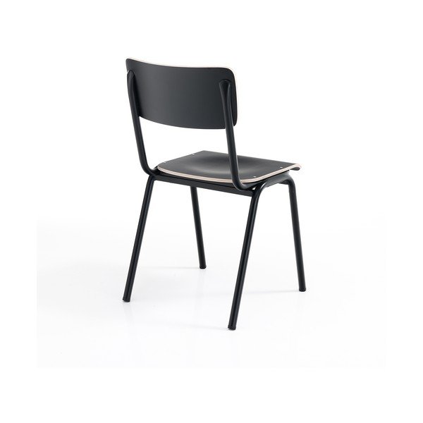 Černé jídelní židle v sadě 2 ks Old School - Tomasucci-image-3