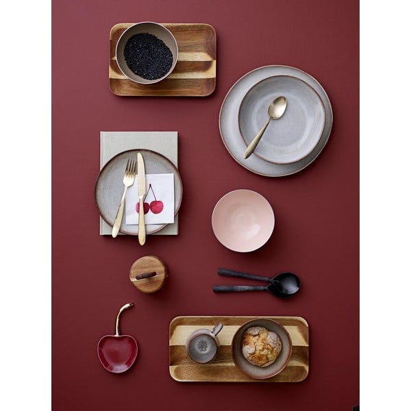 Nerezový příbor ve zlaté barvě 4 ks – Bloomingville-image-1