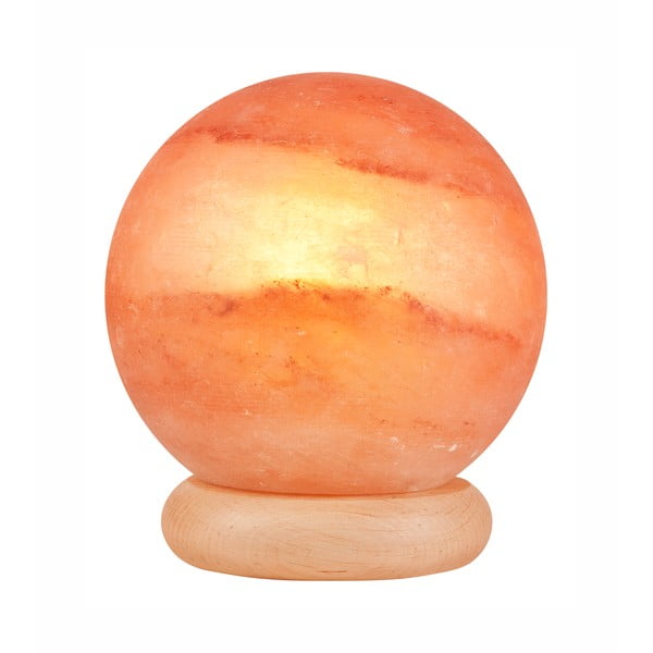 Oranžová solná lampa, výška 16 cm Sally – LAMKUR