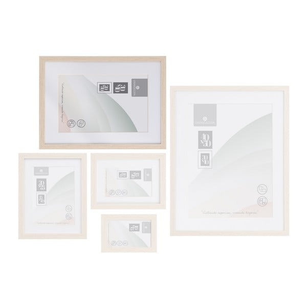 Rámeček na zeď v přírodní barvě 32x42 cm Sencillo – Casa Selección-image-2