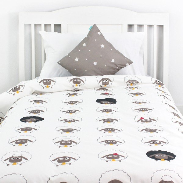 Dětské bavlněné povlečení Baleno Little Sheep, 140 x 200 cm-image-1