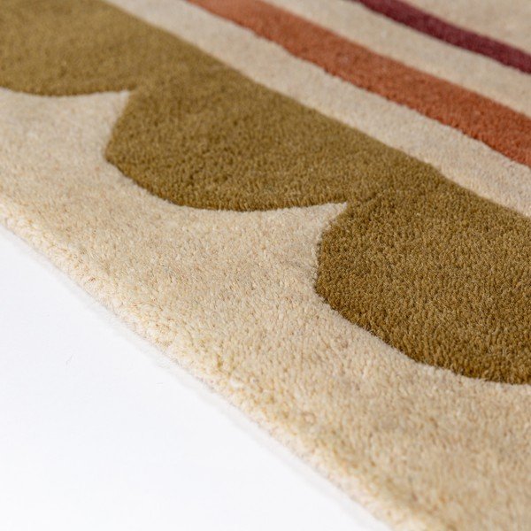 Ručně tkaný vlněný běhoun v přírodní barvě 80x230 cm Lois – Flair Rugs-image-3
