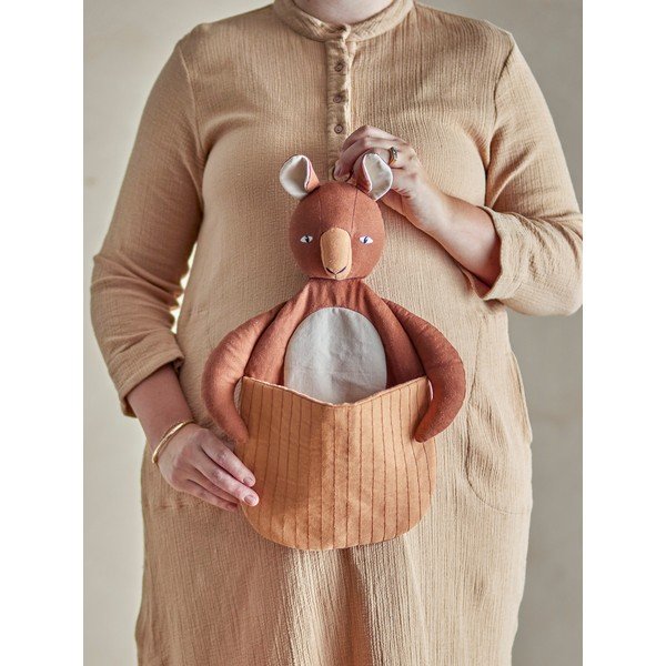 Hnědý látkový dětský koš na hračky 46x7,5x33 cm Toto – Bloomingville Mini-image-3