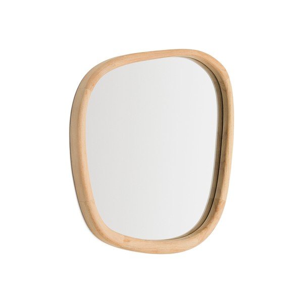 Nástěnné zrcadlo s dřevěným rámem 45,5x47 cm Alura – Kave Home-image-2