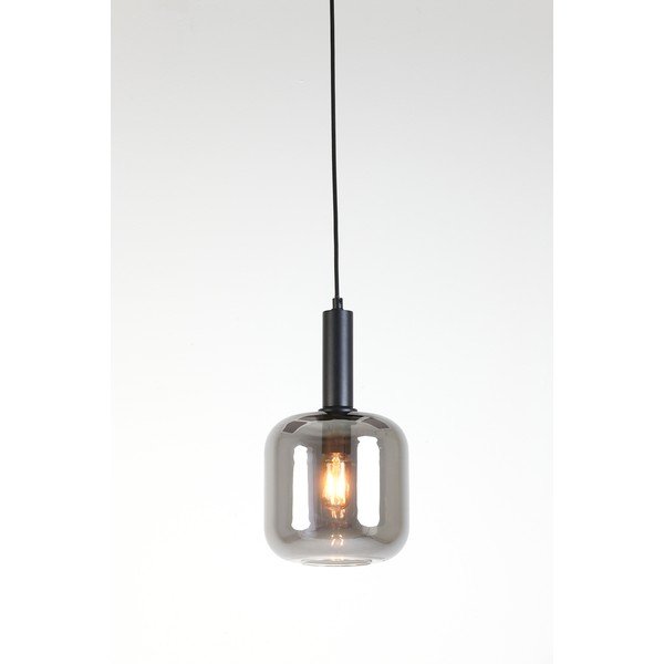 Šedé stropní svítidlo se skleněným stínidlem ø 16 cm Lekar – Light & Living-image-2