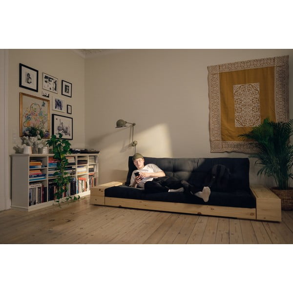 Rozkládací pohovka v cihlové barvě 244 cm Base – Karup Design-image-1