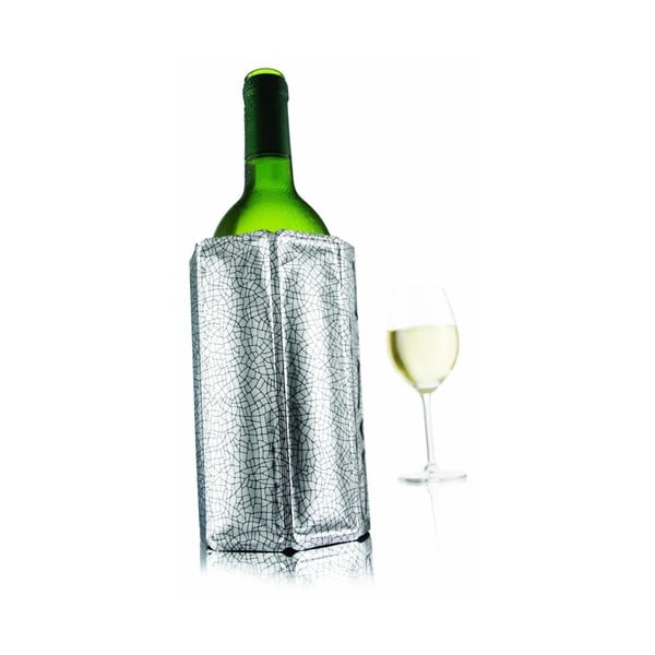 Chladící návlek na víno 0,7 - 1 litr, stříbrný