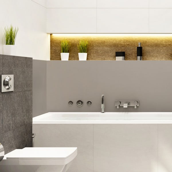 Samolepka na zeď 200x60 cm Taupe – Ambiance-image-3