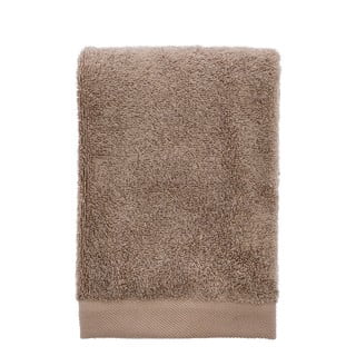 Hnědý ručník z bio bavlny 50x100 cm Comfort Organic – Södahl