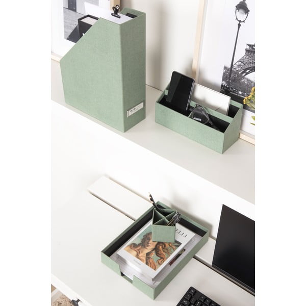 Kartonové organizéry v sadě 4 ks Hugo Canvas Paper Laminate – Bigso-image-2