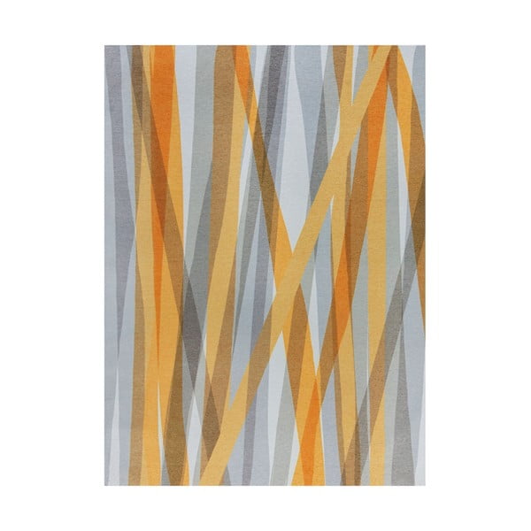 Oranžový/šedý pratelný koberec 170x240 cm MATCH ISABELLA – Flair Rugs