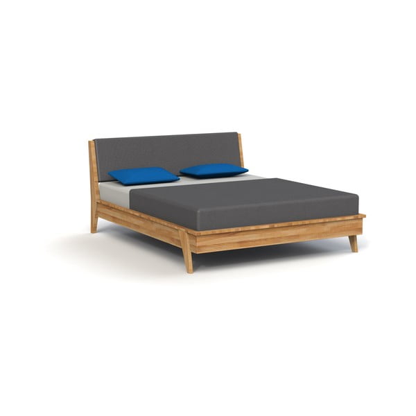 Dvoulůžková postel z dubového dřeva 160x200 cm Retro 1 - The Beds