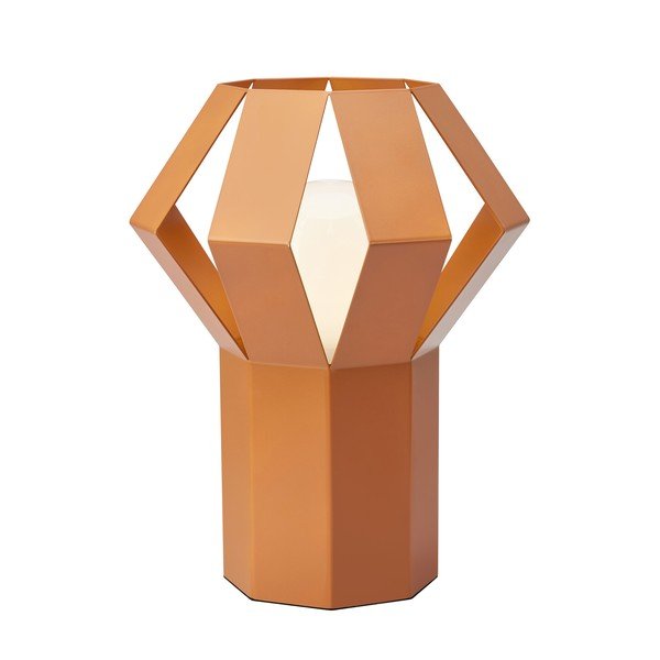 Oranžová kovová stolní lampa s kovovým stínidlem (výška 27 cm) Octa – Markslöjd