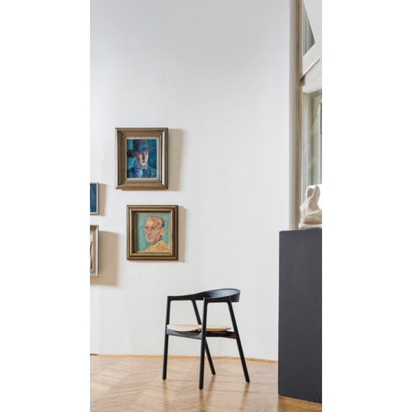 Hnědá jídelní židle z dubového dřeva Muna – Gazzda-image-1