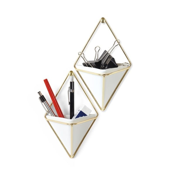 Závěsné keramické květináče na bylinky v sadě 2 ks Trigg – Umbra-image-4