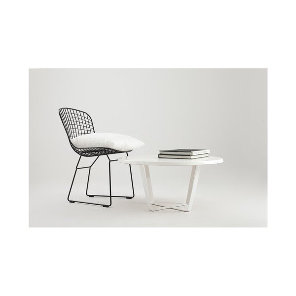 Bílý konferenční stolek Custom Form Mapple, průměr 80 cm-image-3