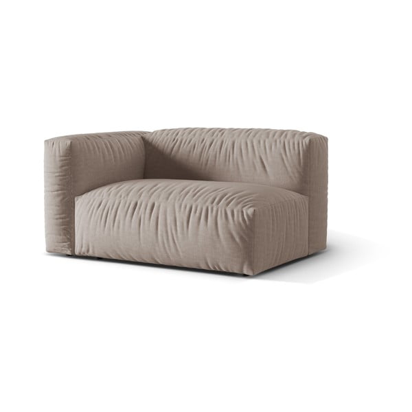 Béžový modul pohovky (levý roh) Martina – Micadoni Home-image-1