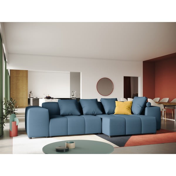 Modrá rohová pohovka (variabilní) Rome - Cosmopolitan Design-image-1
