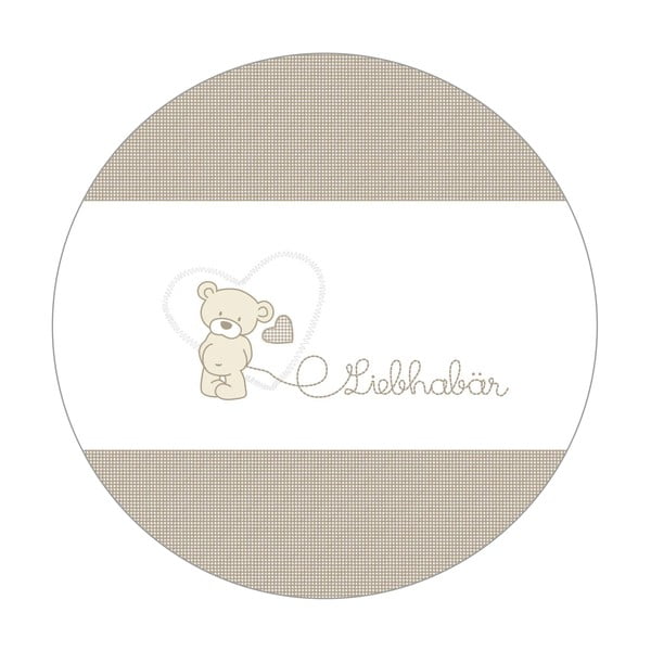 Postýlka na kolečkách s nebesy v přírodní barvě 60x120 cm Liebhabär – Roba-image-3