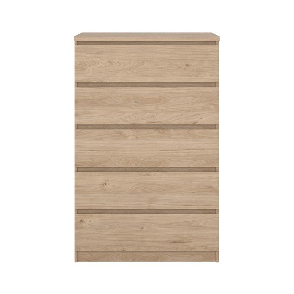 Komoda v dekoru dubu v přírodní barvě 77x121x50 cm Naia – Tvilum-image-2