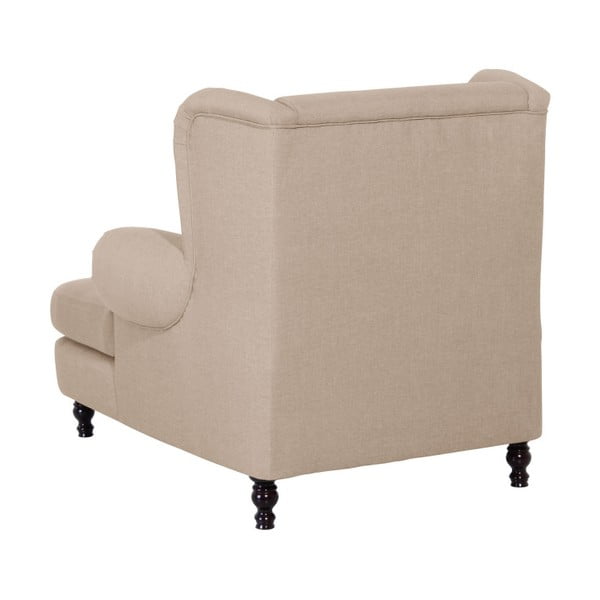 Hnědé křeslo ušák Max Winzer Mareille Sand-image-2